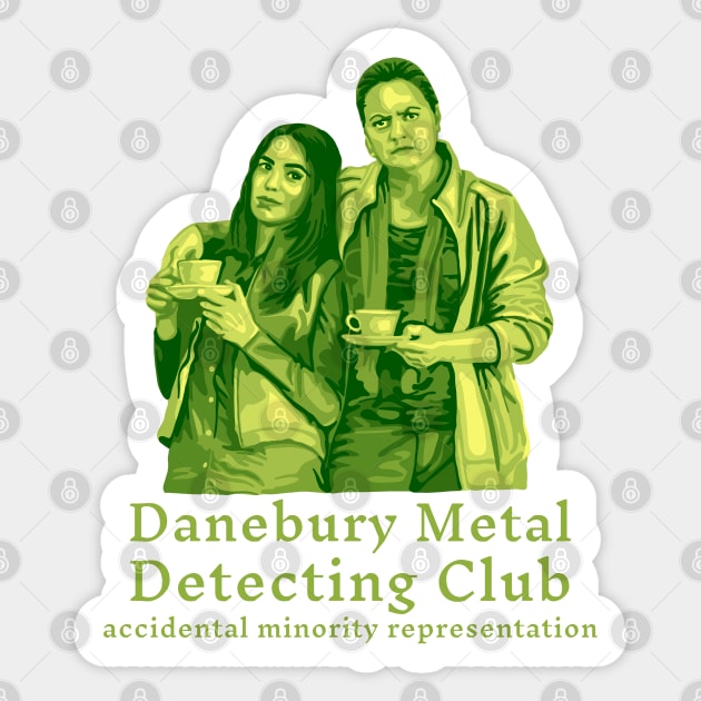 Danebury Metal Detecting Club Represent Sticker by Slightly Unhinged